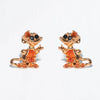 Jewelry Earrings Set Fairy Tale Cartoon Cute Crystal Shoes Style Zircon Copper