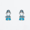 Jewelry Earrings Set Fairy Tale Cartoon Cute Crystal Shoes Style Zircon Copper