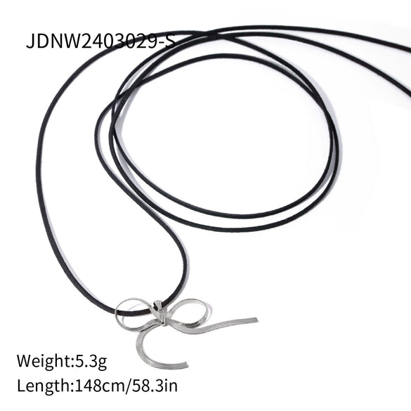 Jewelry Earrings Stainless Steel Bow Style Electroplated