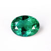 Jewelry Egg Shaped Synthetic Emerald Ring Face