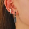 Jewelry Exaggerated Personality Geometric Copper Electroplated Earrings