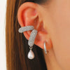 Jewelry Exaggerated Personality Geometric Copper Electroplated Earrings