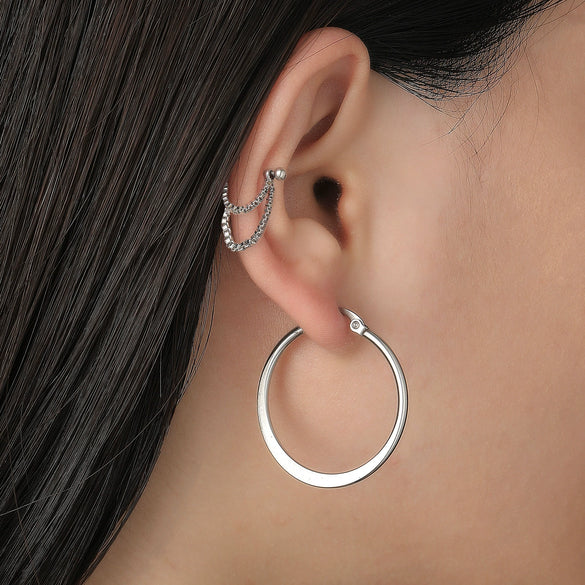 Jewelry Exaggerated Personality Geometric Copper Electroplated Earrings