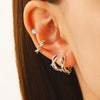 Jewelry Exaggerated Personality Geometric Copper Electroplated Earrings