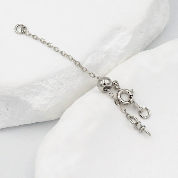 Jewelry Extension Chain Gold Plated Peach Heart Pendant Electroplating