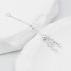 Jewelry Extension Chain Gold Plated Peach Heart Pendant Electroplating
