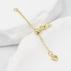 Jewelry Extension Chain Gold Plated Peach Heart Pendant Electroplating