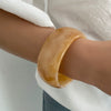 Jewelry Fashion Wide Bracelet Resin Elegant Geometric Polish