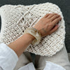 Jewelry Fashionable Retro Resin Asymmetrical Polygonal Elastic Handmade Bracelet