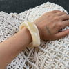 Jewelry Fashionable Retro Resin Asymmetrical Polygonal Elastic Handmade Bracelet