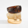 Jewelry Fashionable Retro Resin Asymmetrical Polygonal Elastic Handmade Bracelet