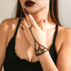 Jewelry Finger Bracelet Metal Geometric Spider Web Electroplated For Women