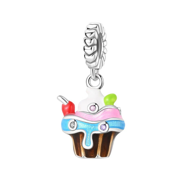Jewelry Fruit Avocado Pear Raspberry Apple Charm Hanging Bead Silver Plated Dripping Oil