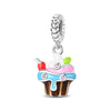 Jewelry Fruit Avocado Pear Raspberry Apple Charm Hanging Bead Silver Plated Dripping Oil