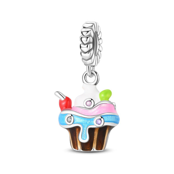 Jewelry Fruit Avocado Pear Raspberry Apple Charm Hanging Bead Silver Plated Dripping Oil