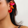Jewelry Geometric Cshaped Glossy Open Ear Bone Clip Electroplated Minimalist Women's
