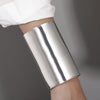 Jewelry Geometric Iron Open Arm Bracelet Punk Modern Exaggerated Wide Electroplating