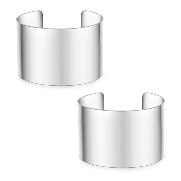 Jewelry Geometric Iron Open Arm Bracelet Punk Modern Exaggerated Wide Electroplating