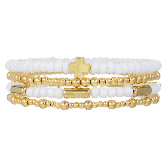 Jewelry Geometric Pearl Ccb Shell Handmade Bracelet