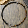 Jewelry Geometric Punk Style Frosted Artificial Crystal Alloy Men's Bracelet With Polishing
