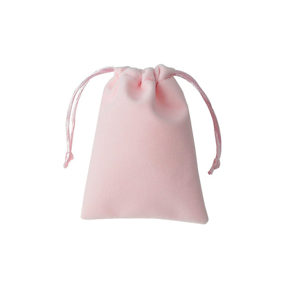 Jewelry Gift Bag Jewelry Packaging Bag Pink Velvet Cloth Drawstring Pocket Waist