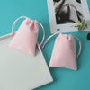 Jewelry Gift Bag Jewelry Packaging Bag Pink Velvet Cloth Drawstring Pocket Waist