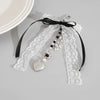 Jewelry Girl's Bow Ribbon Bag Accessories Alloy Love Pendant Pin Handmade With Beads And Love Water Drops Bells Pattern