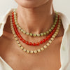 Jewelry Glass Beads And Rice Beads Geometric Handmade Women's Clavicle Chain