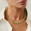 Jewelry Glass Beads And Rice Beads Geometric Handmade Women's Clavicle Chain