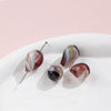 Jewelry Glass Glazed Irregular Water Drop Stripe Diy Handmade Beads Necklace Earrings
