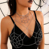 Jewelry Gothic Halloween Iron Body Chain With Geometric Pattern And Electroplating Treatment For Women