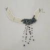 Jewelry Gothic Imitation Pearl Necklace Choker Handmade Geometric Blood Drops Tassel