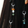 Jewelry Hair Accessories Alloy Crystal Turquoise Agate Mushroom Butterfly Design Electroplated