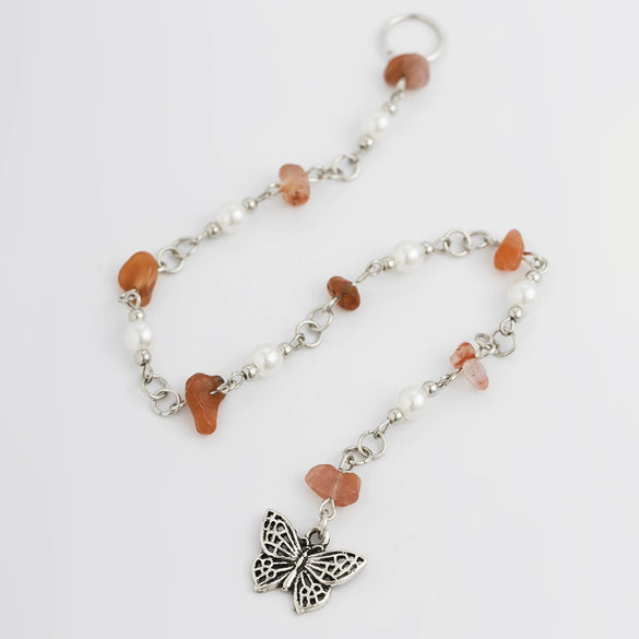 Jewelry Hair Accessories Alloy Electroplating Simple Joker Style Color Gravel Braided Hair Tassel Hair Band Headdress