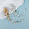 Jewelry Hair Comb Pearl Hollow Flower Retro Handmade Women's