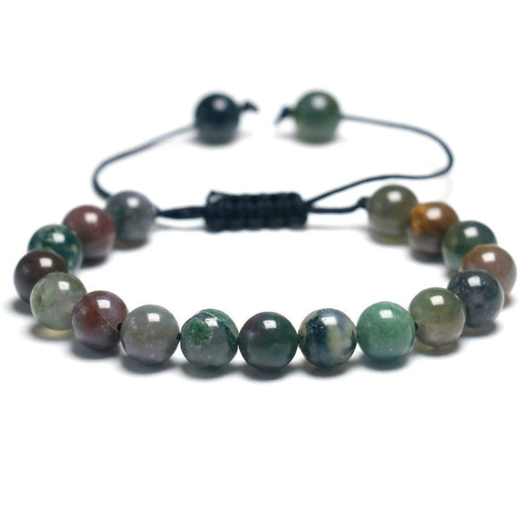 Jewelry Handmade Beaded Woven Bracelet Agate Geometric Unisex