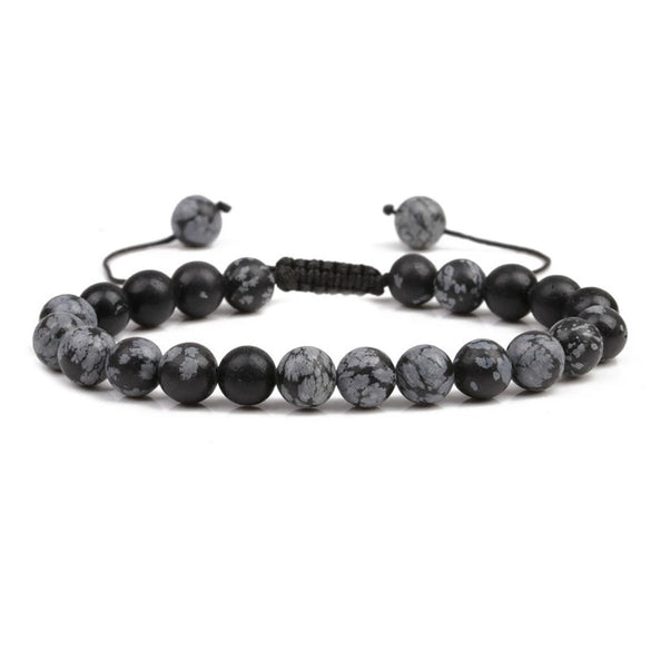 Jewelry Handmade Beaded Woven Bracelet Agate Geometric Unisex