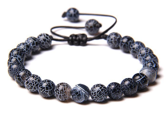 Jewelry Handmade Beaded Woven Bracelet Agate Geometric Unisex