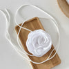 Jewelry Handmade Flannel Flower Necklace