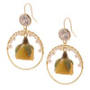 Jewelry Handmade Natural Pearl Flower Earrings Bohemian Style