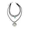Jewelry Harajuku Punk Retro Style Tree Of Life Alloy Ochain Necklace With Geometric Pattern And Electroplating