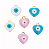 Jewelry Heartshaped Pendant Stainless Steel Blue Eyes Dripping Oil Accessories