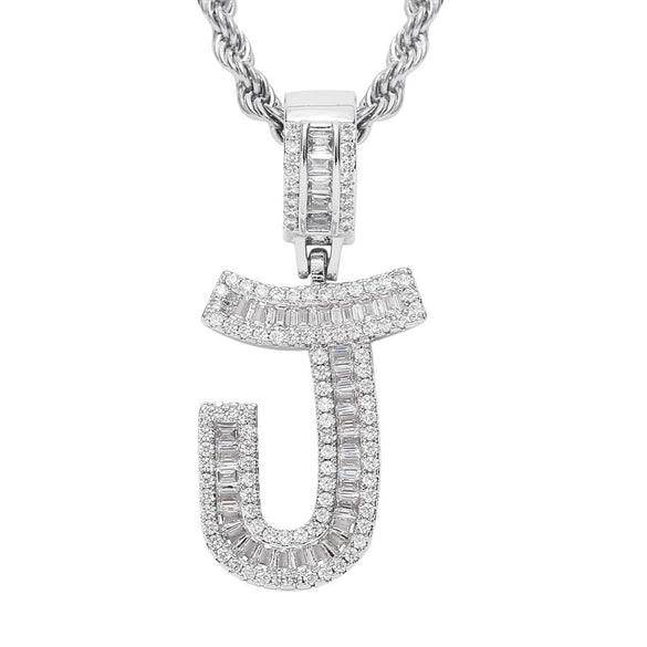 Jewelry Hip Hop Pendant Copper Micropaved Zircon Letters Numbers Text Necklace
