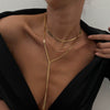 Jewelry Hip Hop Snake Bone Chain Geometric Pattern Copper Electroplating Necklace
