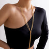 Jewelry Hiphop Metal Style Multilayer Necklace Copper Geometric Ochain Electroplating For Women