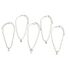 Jewelry Imitation Pearl Alloy Bow Starfish Animal Zodiac Pendant Clavicle Chain Electroplated