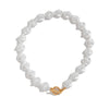 Jewelry Imitation Pearl Alloy Geometric Asymmetrical Shaped Clavicle Chain Set Electroplated