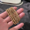 Jewelry Imitation Pearl Alloy Geometric Round Bead Stitching Electroplating Bracelet For Women