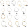 Jewelry Imitation Pearl Geometric Ball Chain Electroplated Women's Necklace