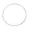 Jewelry Imitation Pearl Geometric Ball Chain Long Chain Necklace Electroplated For Women